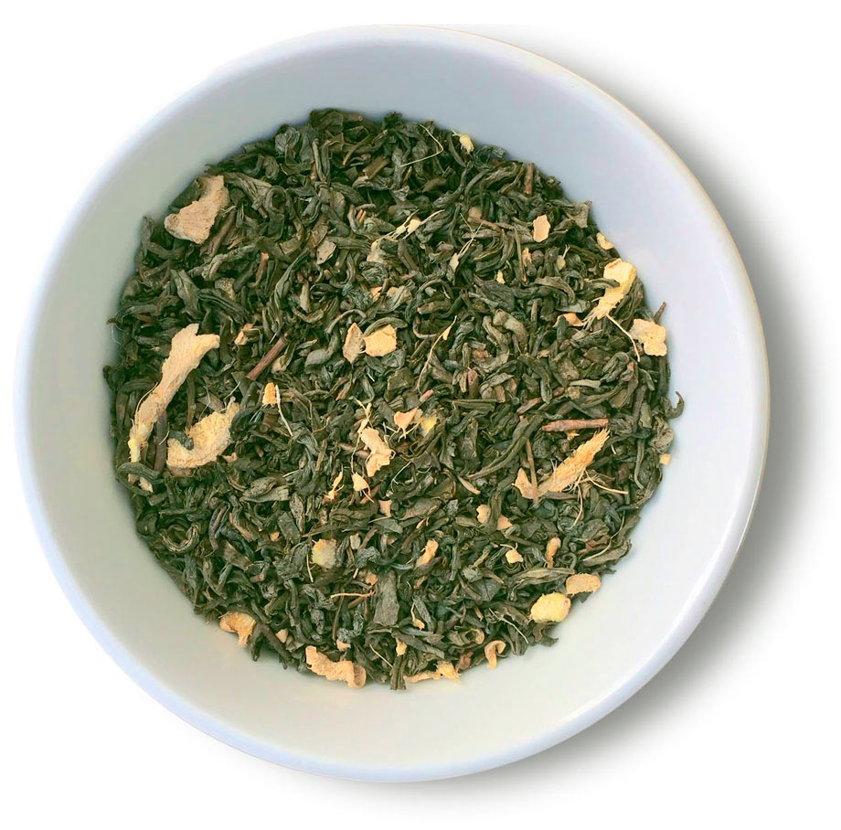 té verde jengibre
